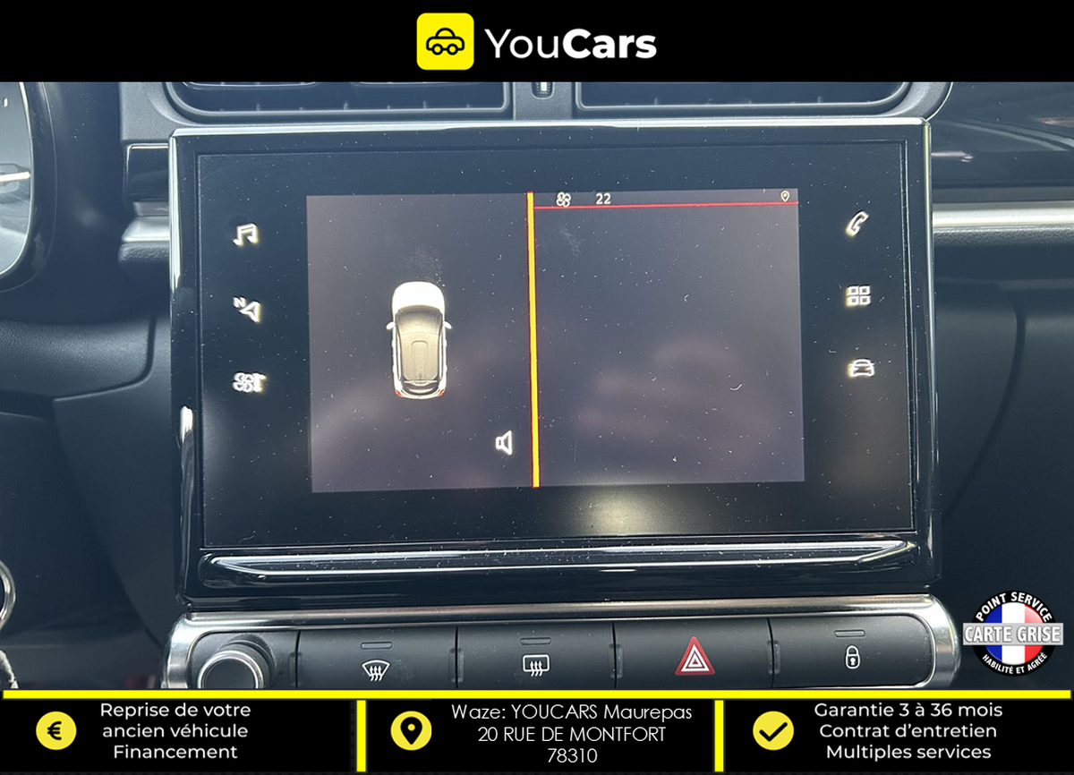 Citroën C3 GRAPHIC 1.2 VTi 83 cv ENTRETIEN CITROEN - CARPLAY - RADAR DE RECUL AR