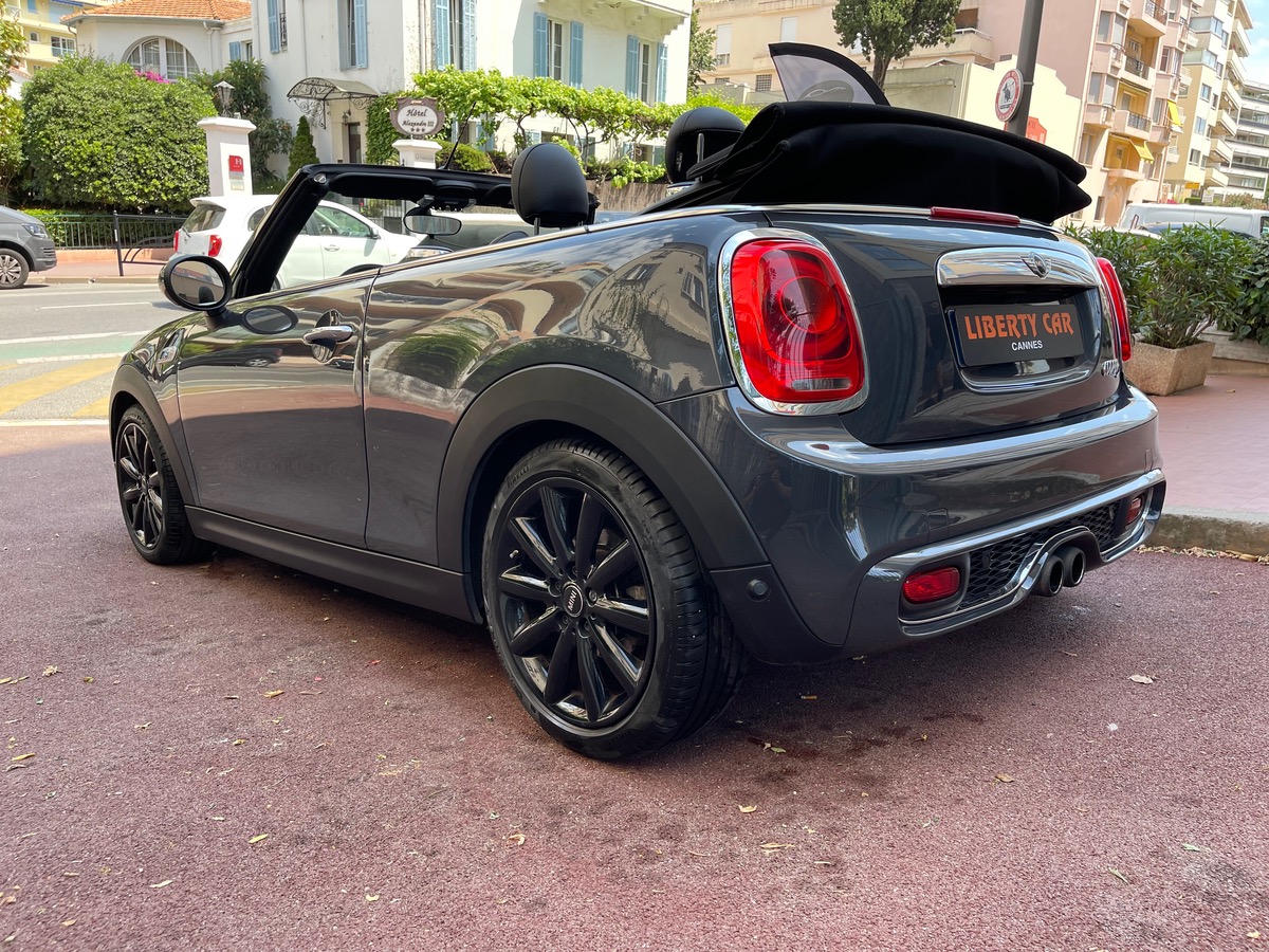 Mini Cabrio cooper s 192 CV / Jantes Noires/