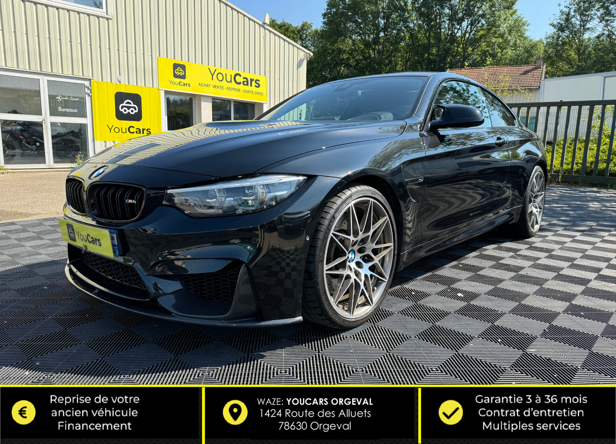 Bmw M4 Coupé Compétition 3.0 DKG CARBONE FRANÇAIS 450 cv Boîte auto