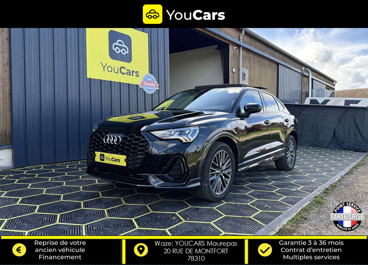 Audi Q3 Sportback S-LINE 1.4 45 TFSI Stronic Mild Hybride TOIT OUVRANT ENTRETIEN AUDI