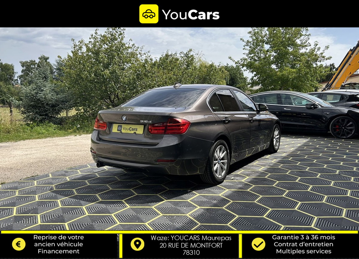 Bmw Série 3 316d 2.0 d DPF 116 cv BOITE AUTO - GPS - RADAR DE RECUL AR