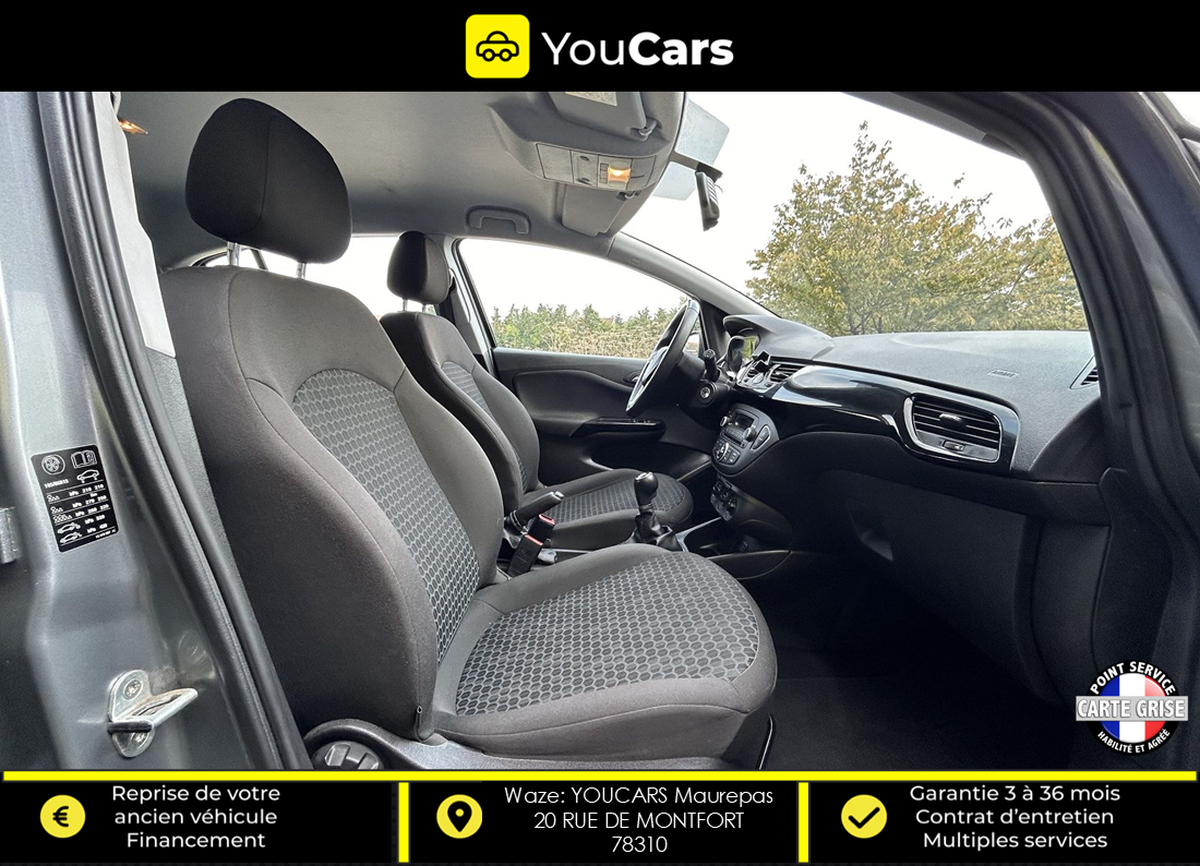 Opel Corsa 5 Portes 1.4 i 90 cv FACTURE D'ENTRETIEN - BLUETOOTH MUSIC