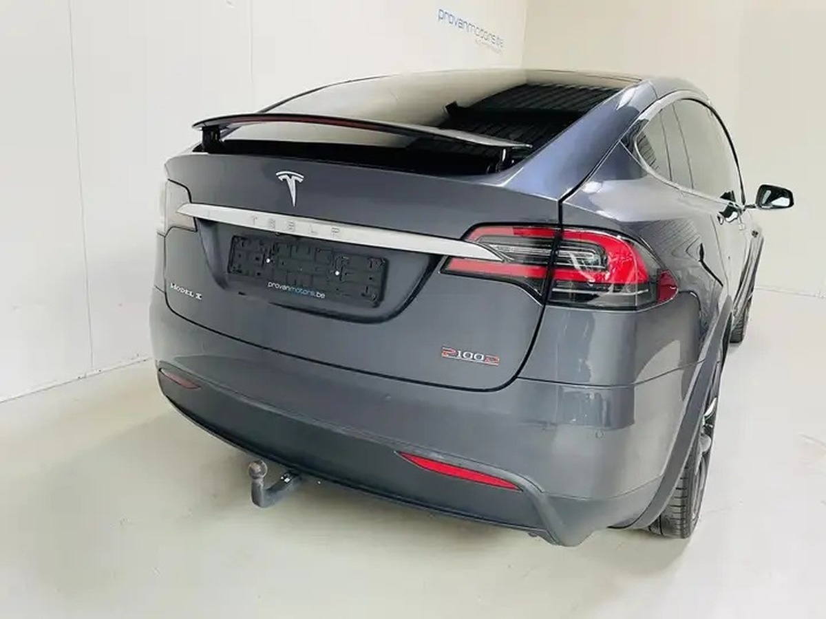 Tesla Model X P100DL Performance Ludicrous Dual Motor Son Premium Attelage 6 places