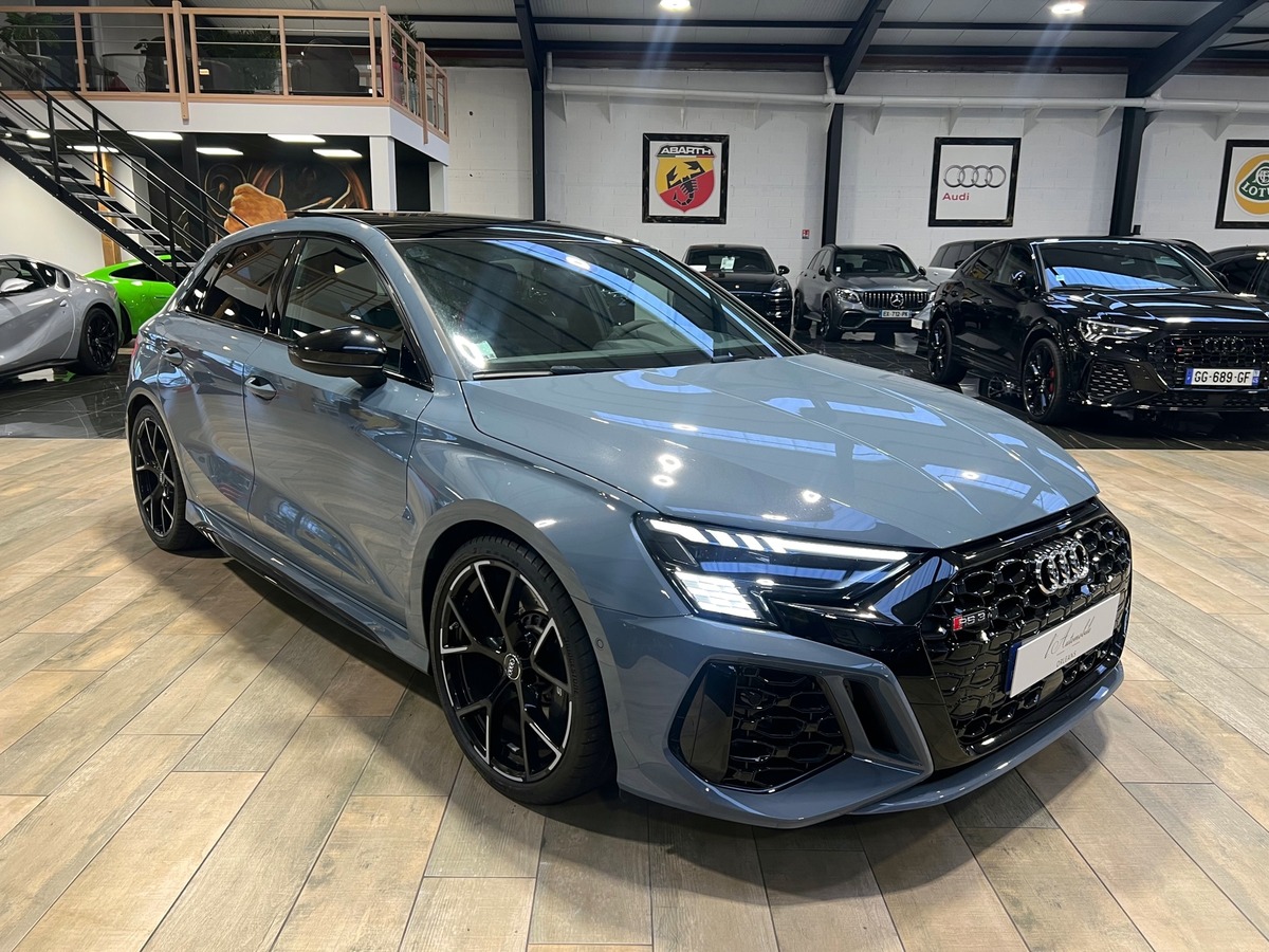 Audi RS3 Sportback IV QUATTRO 2.5 TFSi 400 cv S-TRONIC7 GRIS KEMORA FR