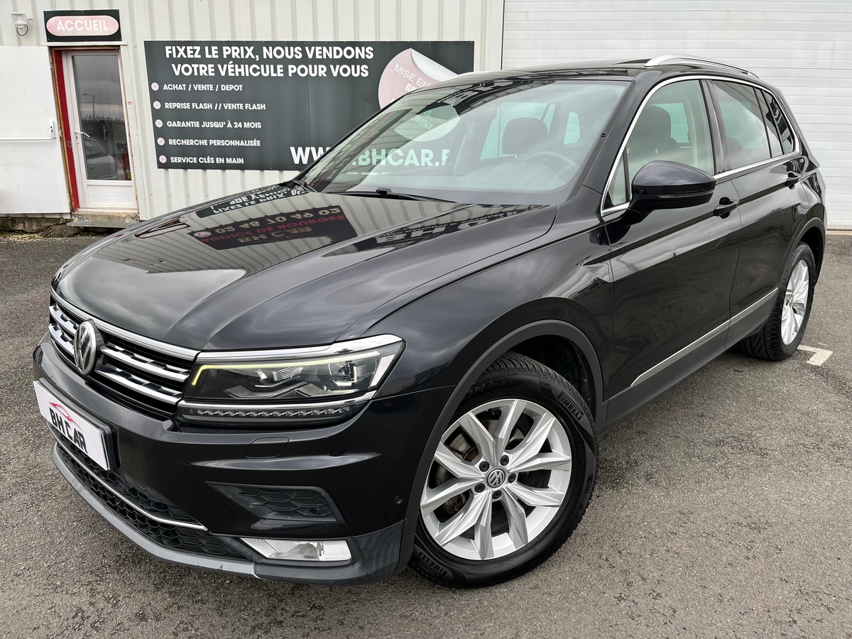 Image: Volkswagen Tiguan 2L TDI 150 DSG7 CARAT CAMERA TOIT OUVRANT CARPLAY LED