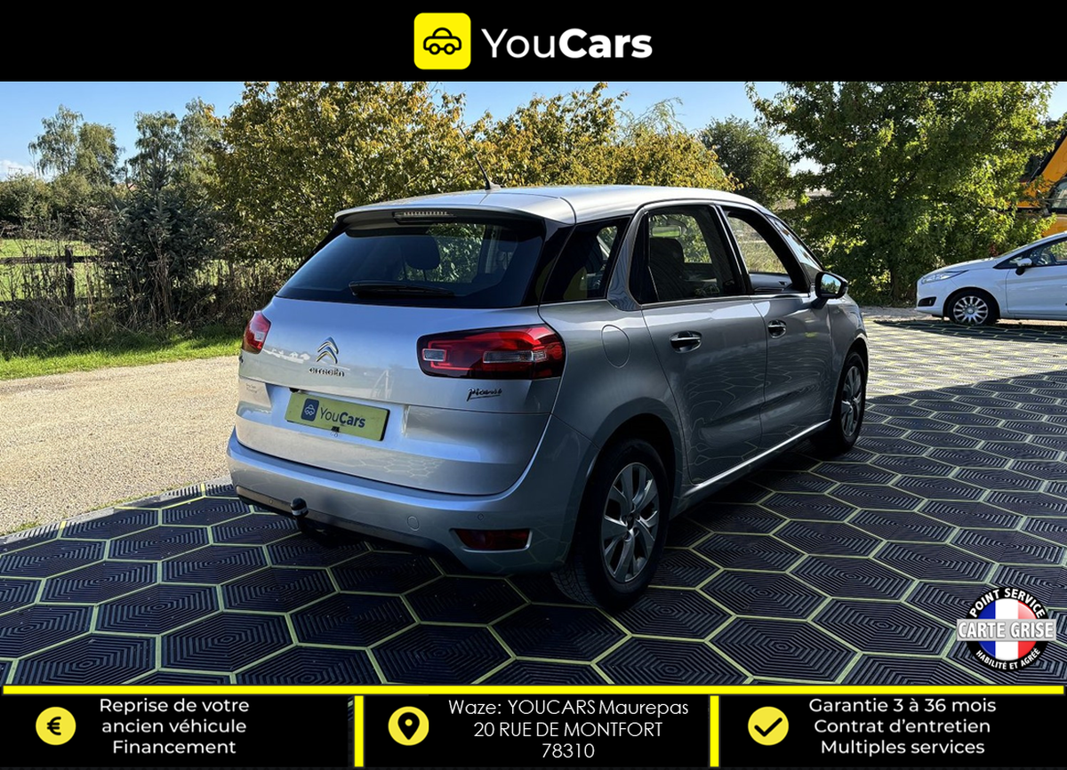 Citroën C4 Picasso INTENSIVE II 1.6 e-HDi 114 cv TOIT ZENITH - GPS TACTILE - RADAR DE RECUL