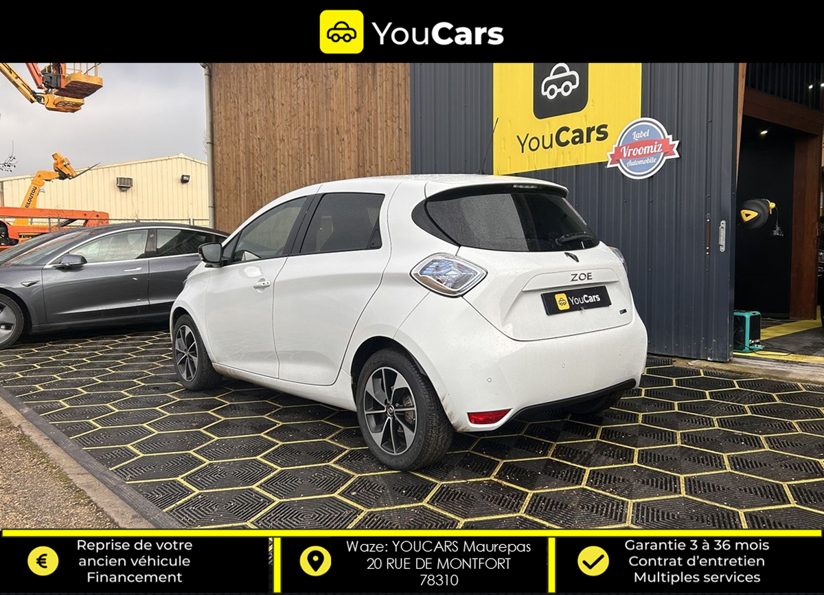 RENAULT Zoe EDITION ONE CHARGE RAPIDE Q90 41 kWh 88 cv TVA RECUPERABLE