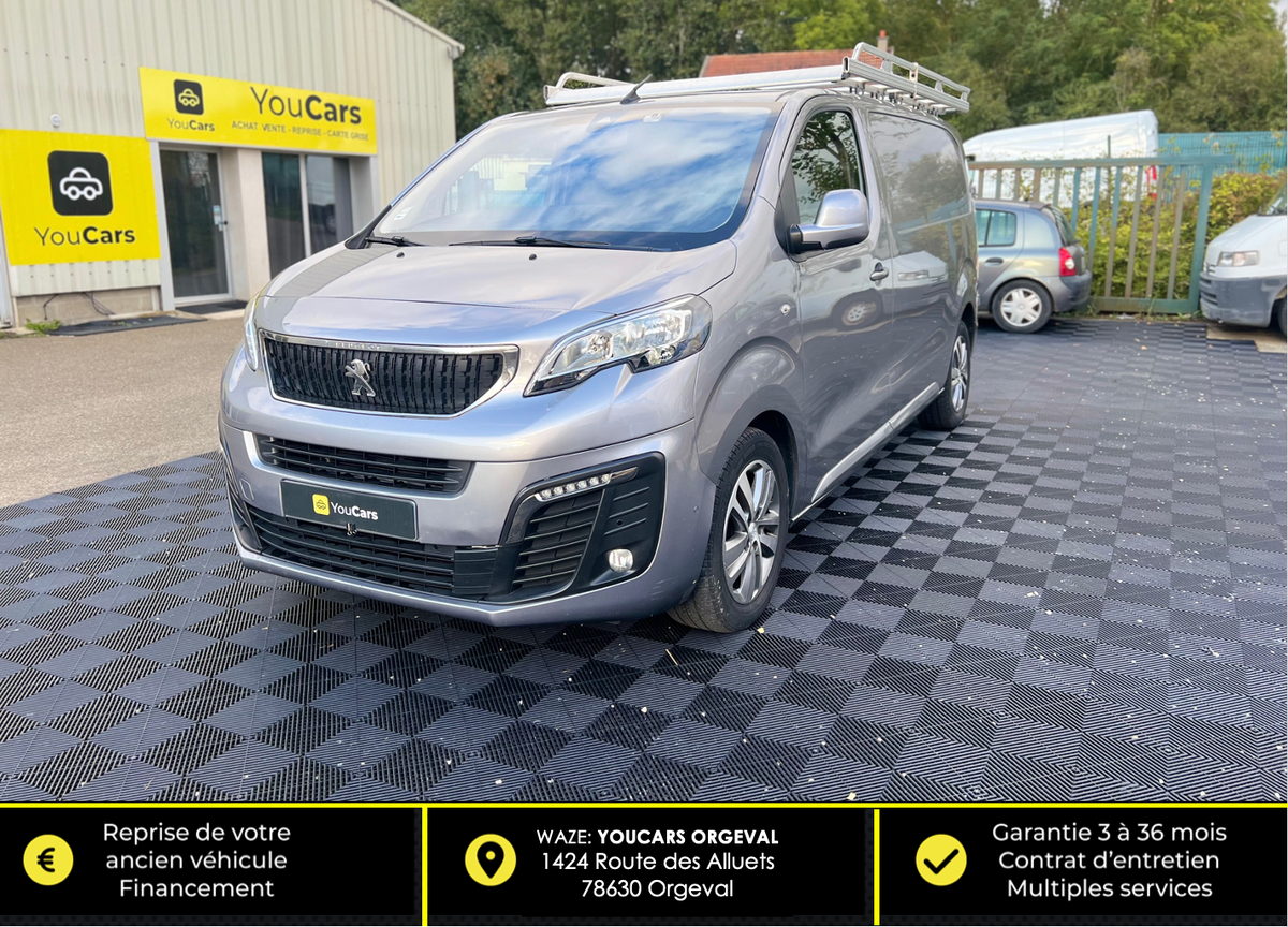 Peugeot Expert 2.0 Blue HDi EAT8 180 cv Boîte auto - APPLE CARPLAY - 1ERE MAIN - SEMI CUIR -ATTELAGE