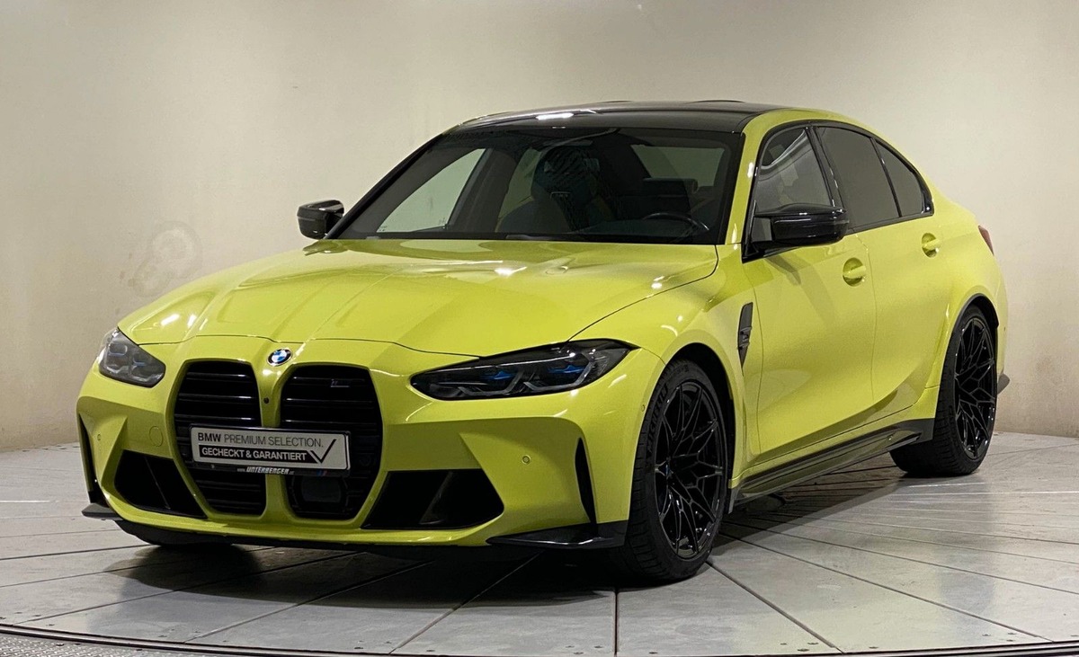 Bmw M3 VII 3.0 510ch Competition M xDrive Sao Paulo Yellow