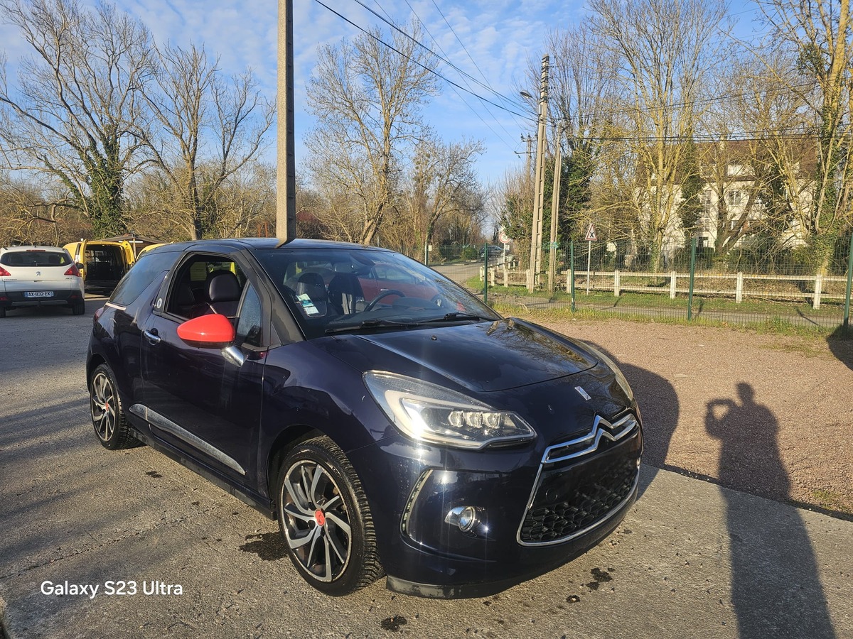 Citroen DS3 1.2 110 CH FINANCEMENT EN 4, 5,10 FOIS JUSQU'