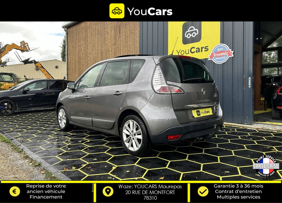 RENAULT Scenic INITIAL PARIS Phase 2 1.5 dCi EDC 6 110 cv ENTRETIEN RENAULT - TOIT OUVRANT - GPS