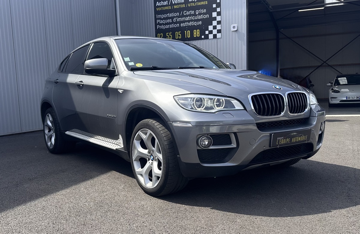 Bmw X6 (E71) (2) XDRIVE30DA 245 EXCLUSIVE+ CAPOT PUISSANCE + ATTELAGE