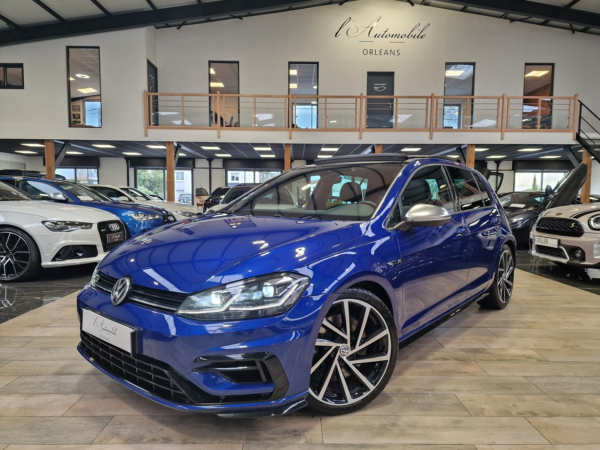 Volkswagen Golf VII (2) R 2.0 TSI 310 4MOTION DSG7 BLEU LAPIZ + ECHAPPEMENT SPORT