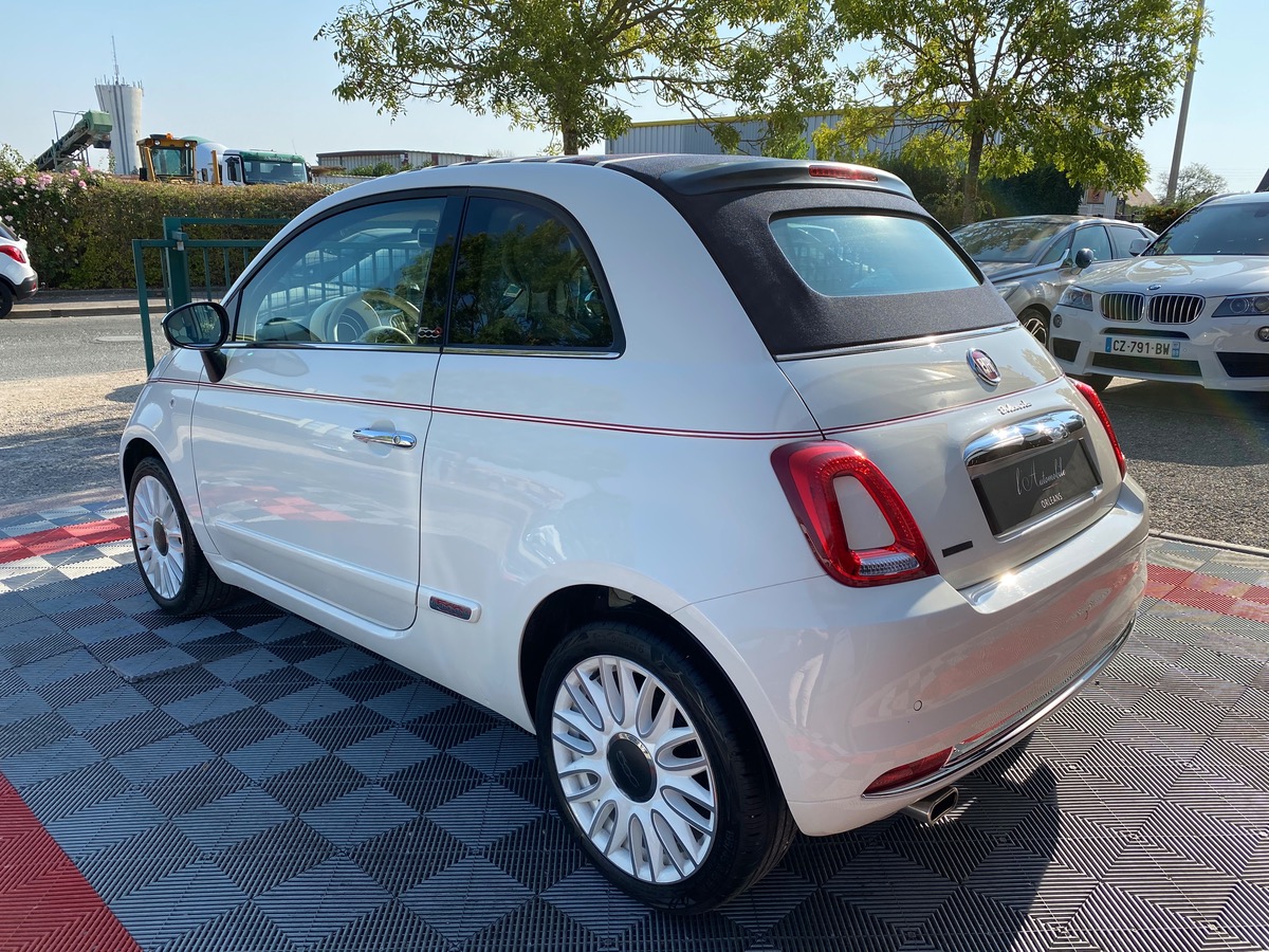 Fiat 500 Cab 1.2 S&S 69ch DOLCE VITA 1ere main c