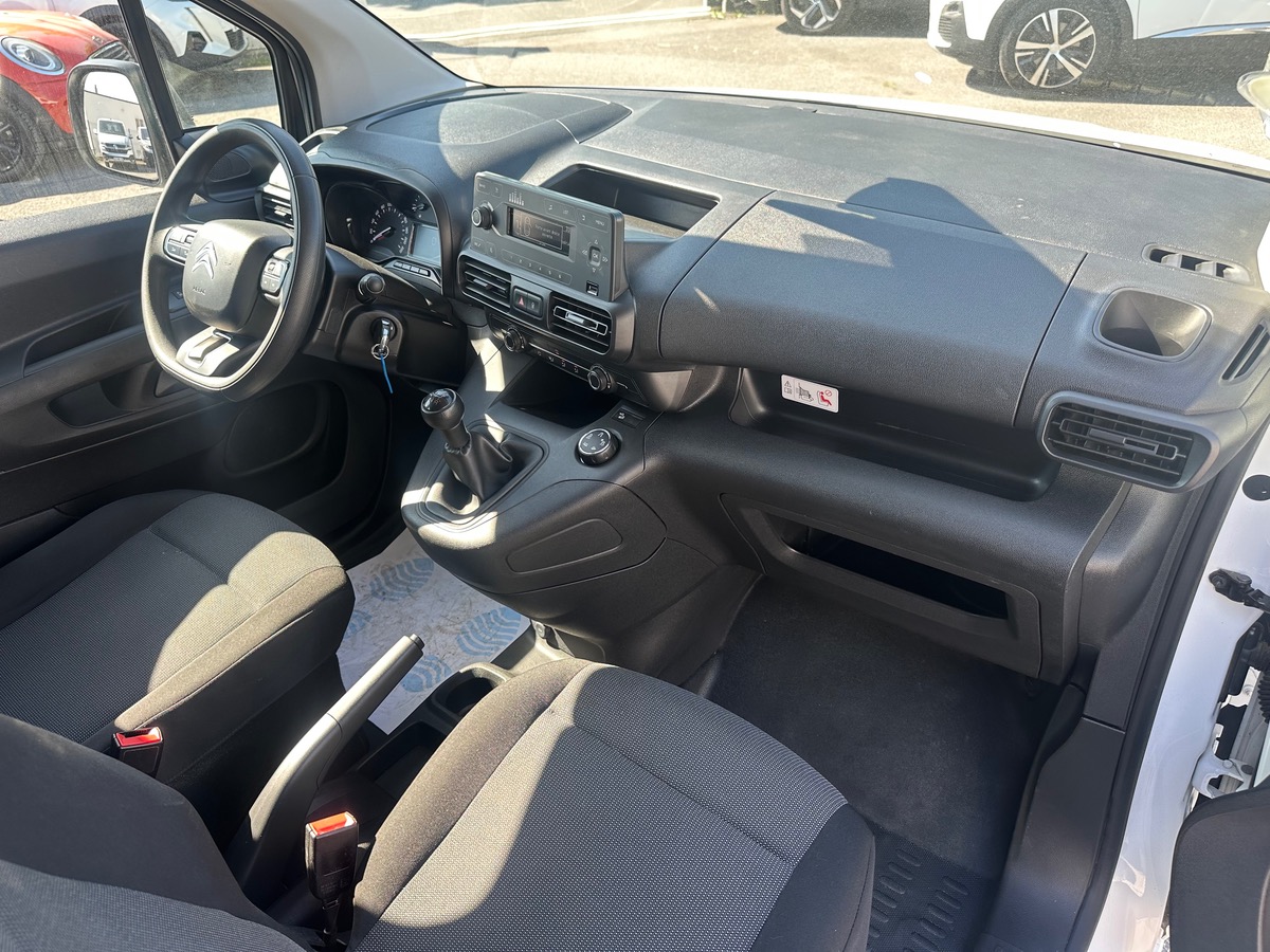 Citroën Berlingo 1.5 BHDI 100CH CABINE AMOVIBLE / PRIX HORS TAXE