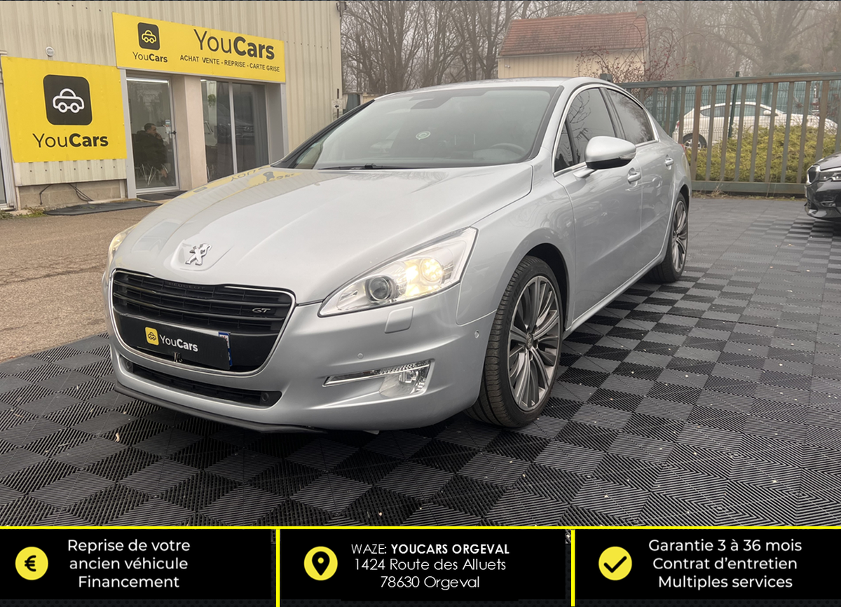 Peugeot 508 Berline 2.2 HDi 204 cv Boîte auto - SIEGES ELECTRIQUE CHAUFFANT - AFFICHAGE TETE HAUTE