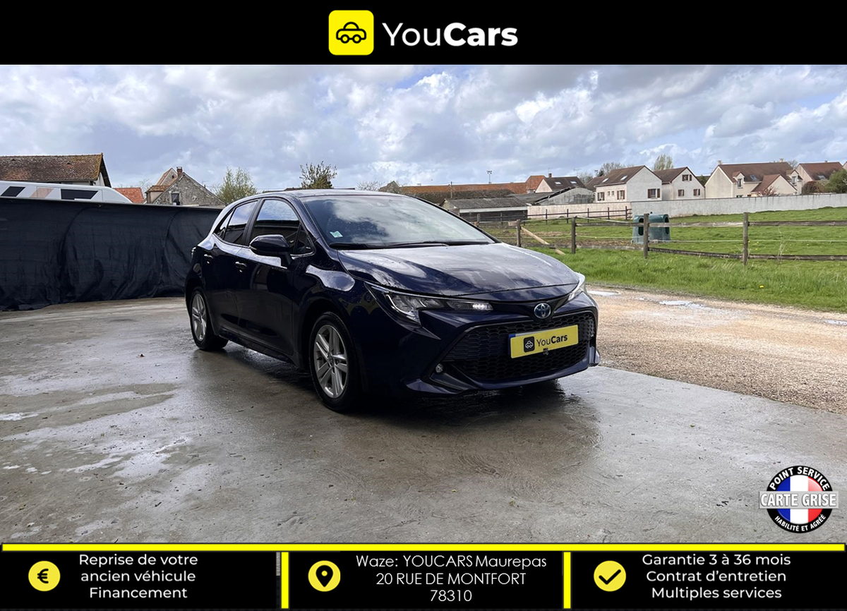 Toyota Corolla 1.8l Hybrid Dynamic 122ch SIEGES CHAUFFANTS AV- CAMERA DE RECUL - APPLE CARPLAY