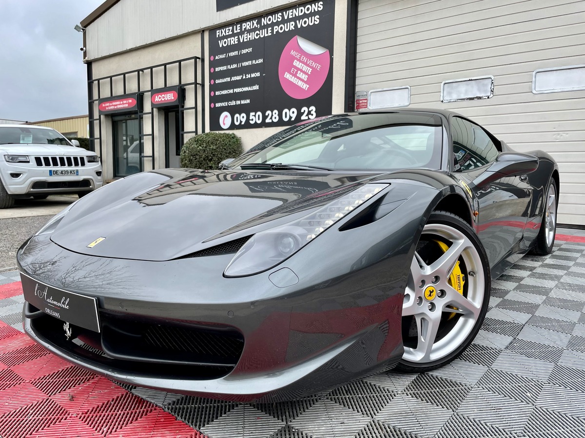 Ferrari 458 ITALIA V8 570 GRIS SILVERSTONE UJ