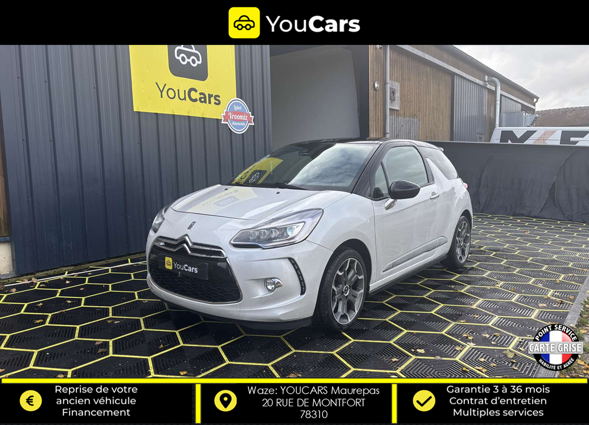 DS DS 3 DS DS3 1.2 THP EAT6 110 cv Boîte auto RADAR DE RECUL ENTRETIEN COMPLET