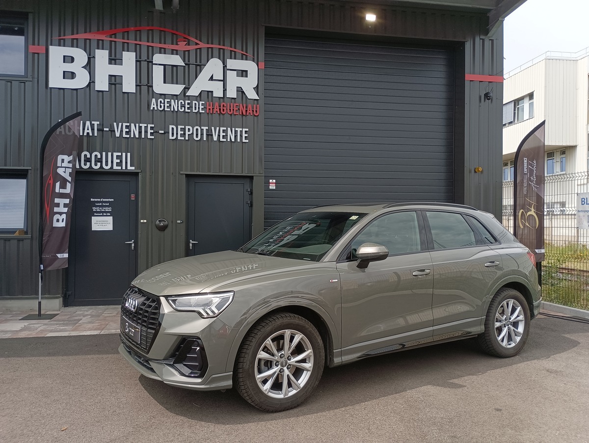 Image: Audi Q3 35 tfsi 150CV S-Tronic 7 S-Line Gris Chronos Virtual Cockpit Toit panoramique