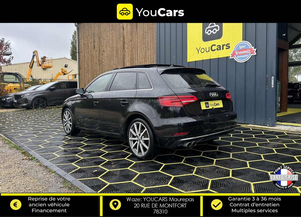 Audi A3 S LINE Sportback Phase 2 1.5 TFSI S-Tronic7 150 cv TOIT OUVRANT - VIRTUAL COCKPIT - CARPLAY