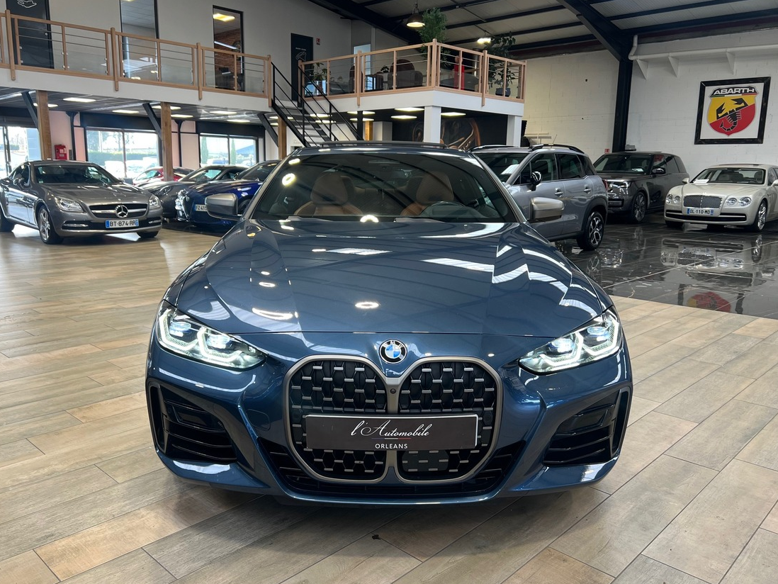 Bmw Série 4 Coupé (G22) M440I XDRIVE 374 BVA8 / Arctic Race Blue/Toit Pano