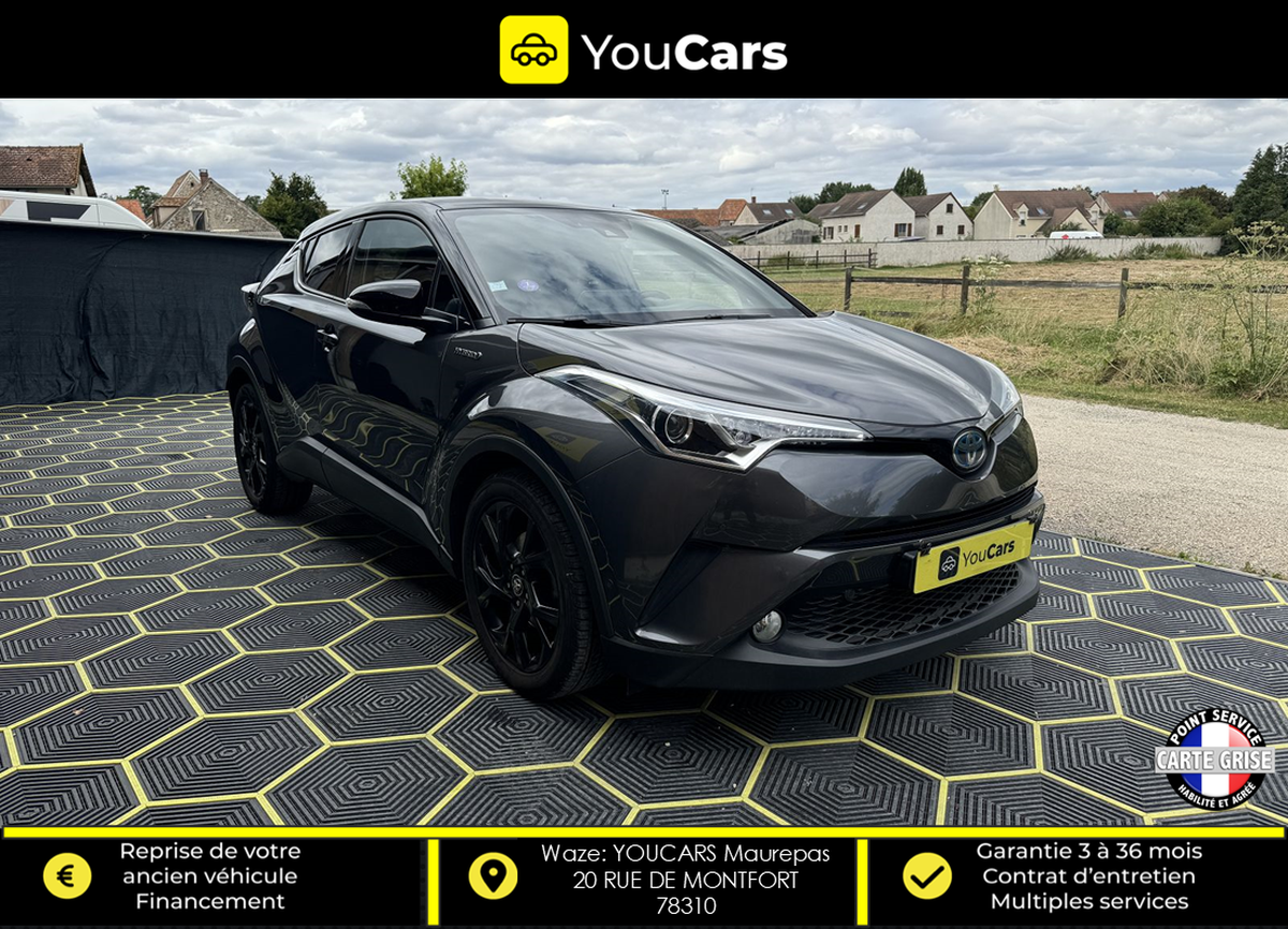 Toyota C-HR 1.8 VVT-i 122 HSD Hybrid GRAPHIC 2WD SIEGES CHAUFFANTS AV - CAMERA DE RECUL