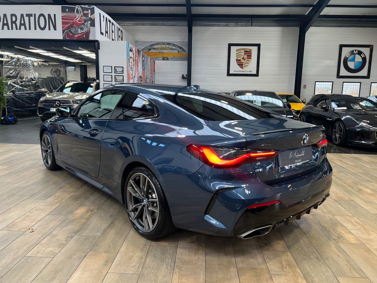 Bmw Série 4 Coupé (G22) M440I XDRIVE 374 BVA8 / Arctic Race Blue/Toit Pano