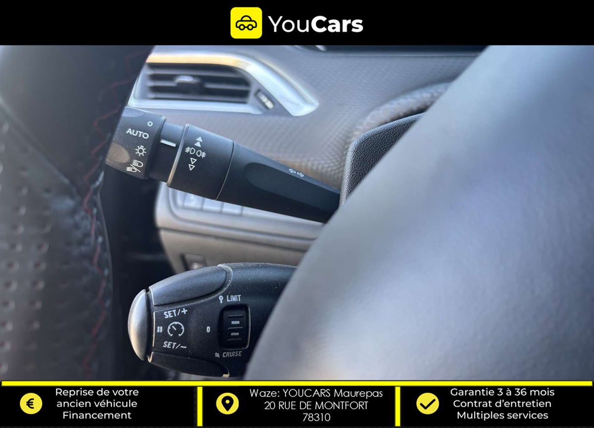 Peugeot 208 GT LINE 5 Portes 1.6 Blue HDi 99 cv RADAR DE RECUL APPLE CARPLAY ENTRETIEN A JOUR