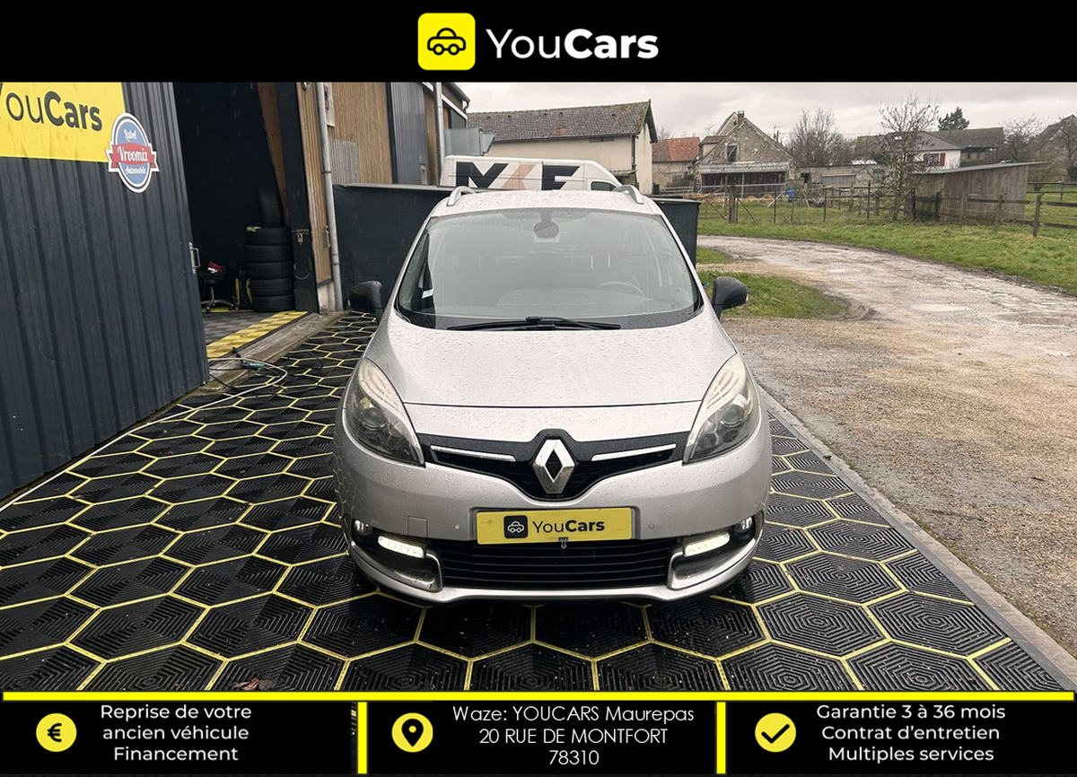 RENAULT Grand Scenic BOSE 7 PLACES 1.5 dCi EDC6 110 cv ENTRETIEN RENAULT - CAMERA DE RECUL - GPS