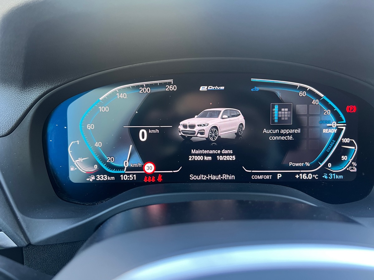 Bmw X3 M SPORT 292ch 30e XDrive , SUIVI COMPLET BMW, SIEGES CHAUFFANTS