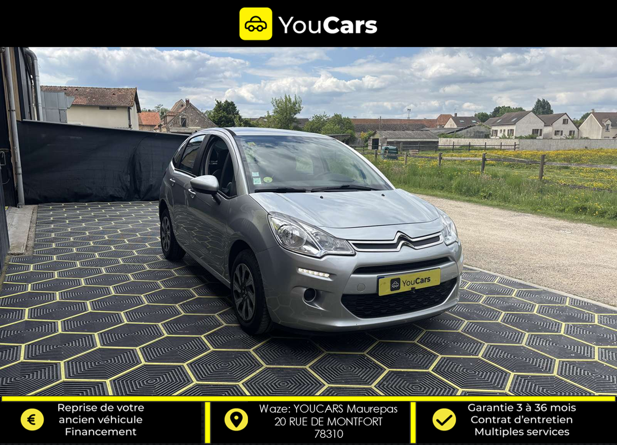 Citroën C3 1.6 BlueHDi 99 cv APPLE CARPLAY ENTRETIEN A JOUR