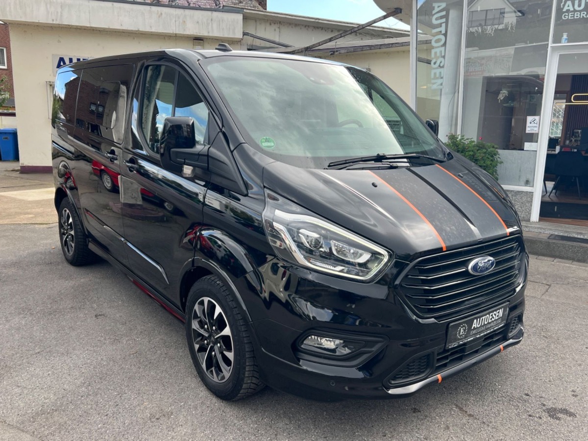 Ford Tourneo Custom 320 L1H1  2.0,185ch Sport BVA  8places,2portes laterales Cam/Clim/Attelage