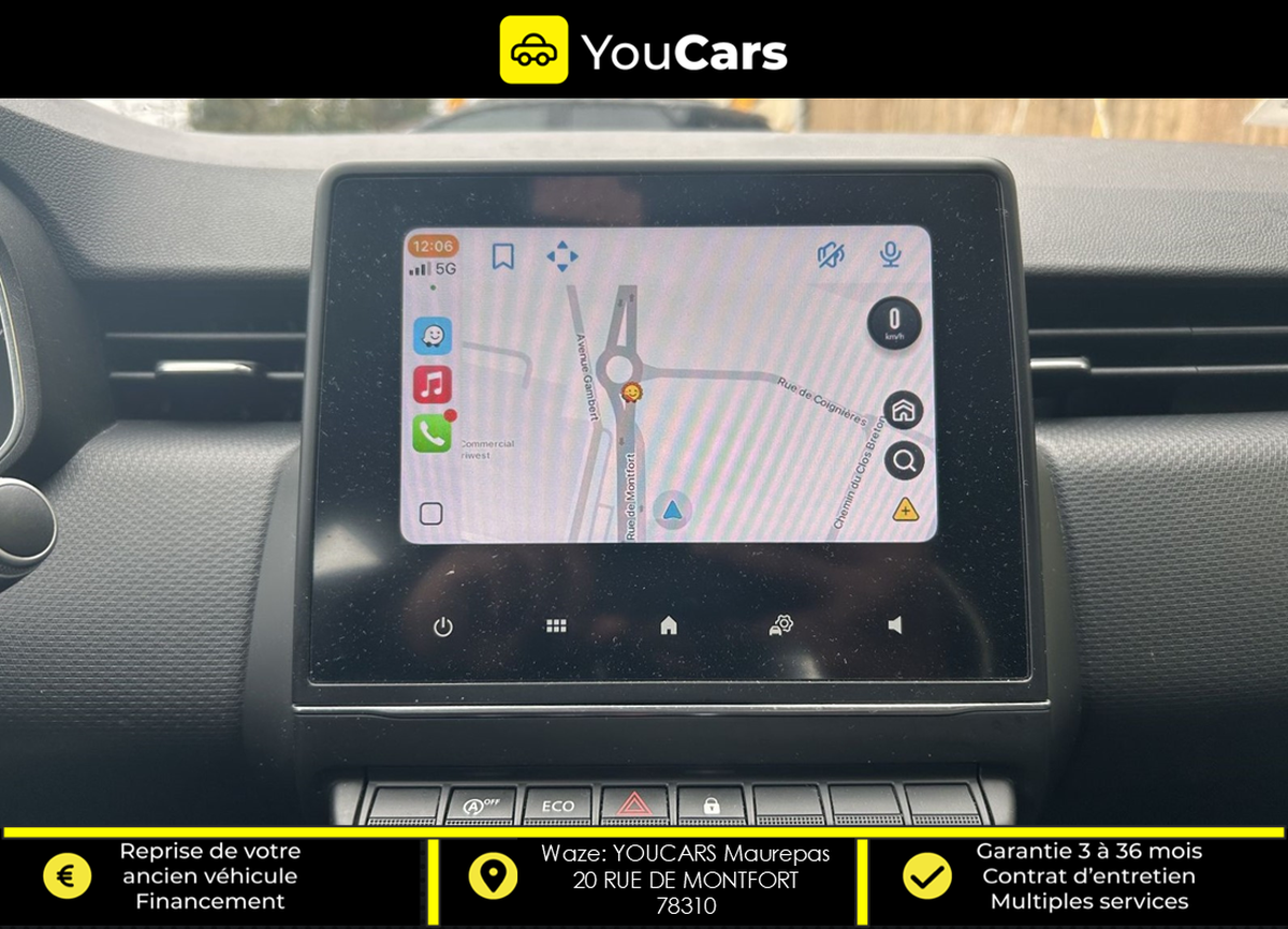 RENAULT Clio V 5 Portes 1.0 TCe 100 cv CARPLAY - RADAR DE RECUL