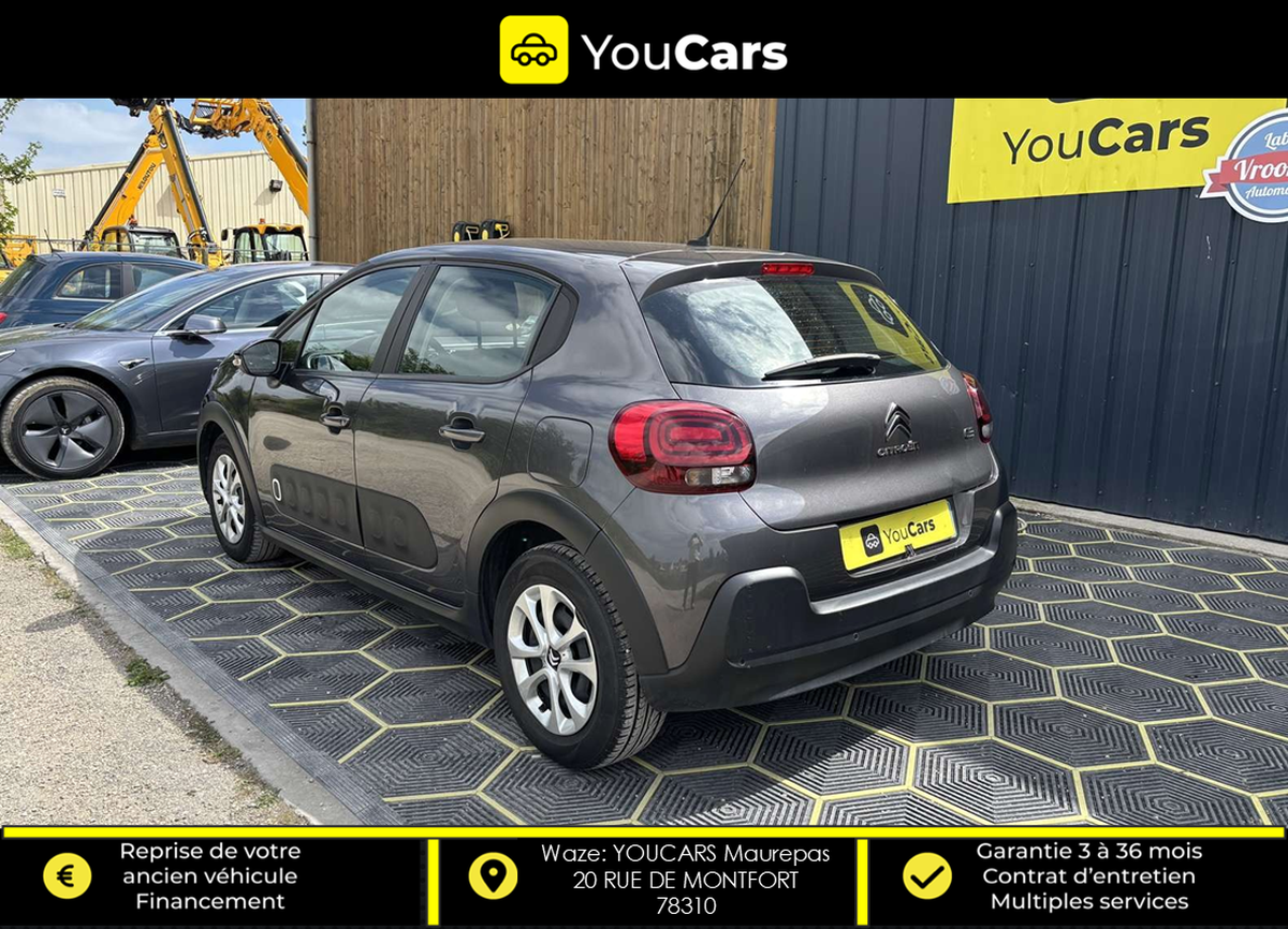 Citroën C3 III 1.6 BlueHDi 75 cv RADAR DE RECUL APPLE CARPLAY