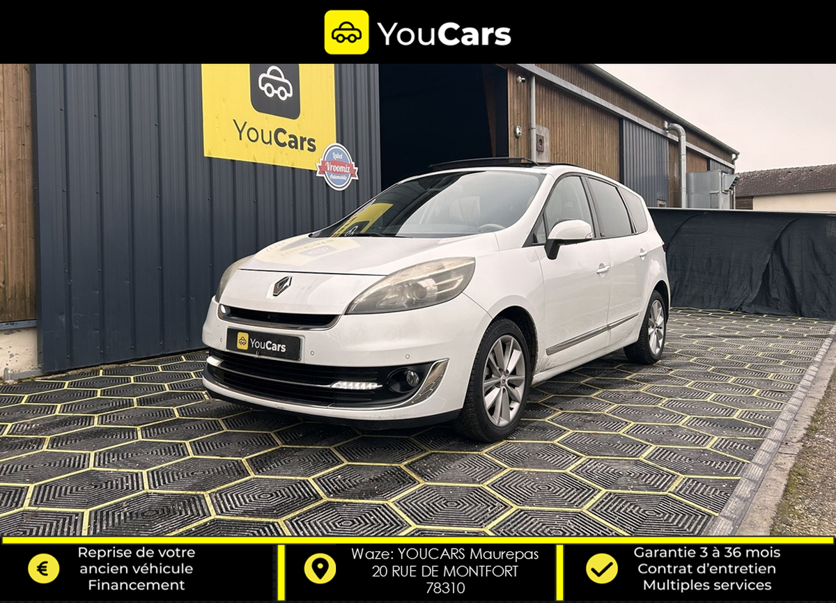 RENAULT Grand Scenic INITIALE PARIS 2 1.6 dCi 130 cv TOIT OUVRANT - SIEGES ELECTRIQUE AV