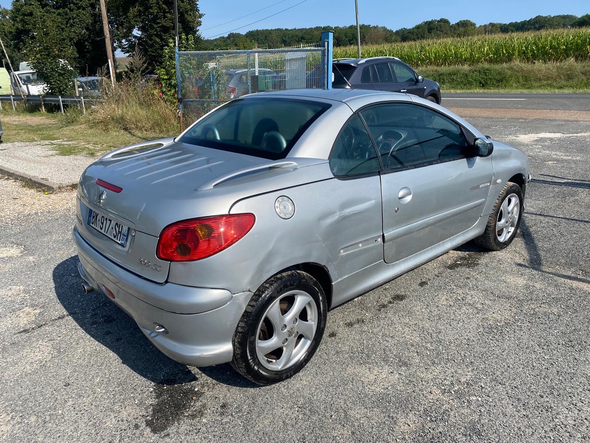 Peugeot 206 cc 1.6i 110cv quiksilver 183003km