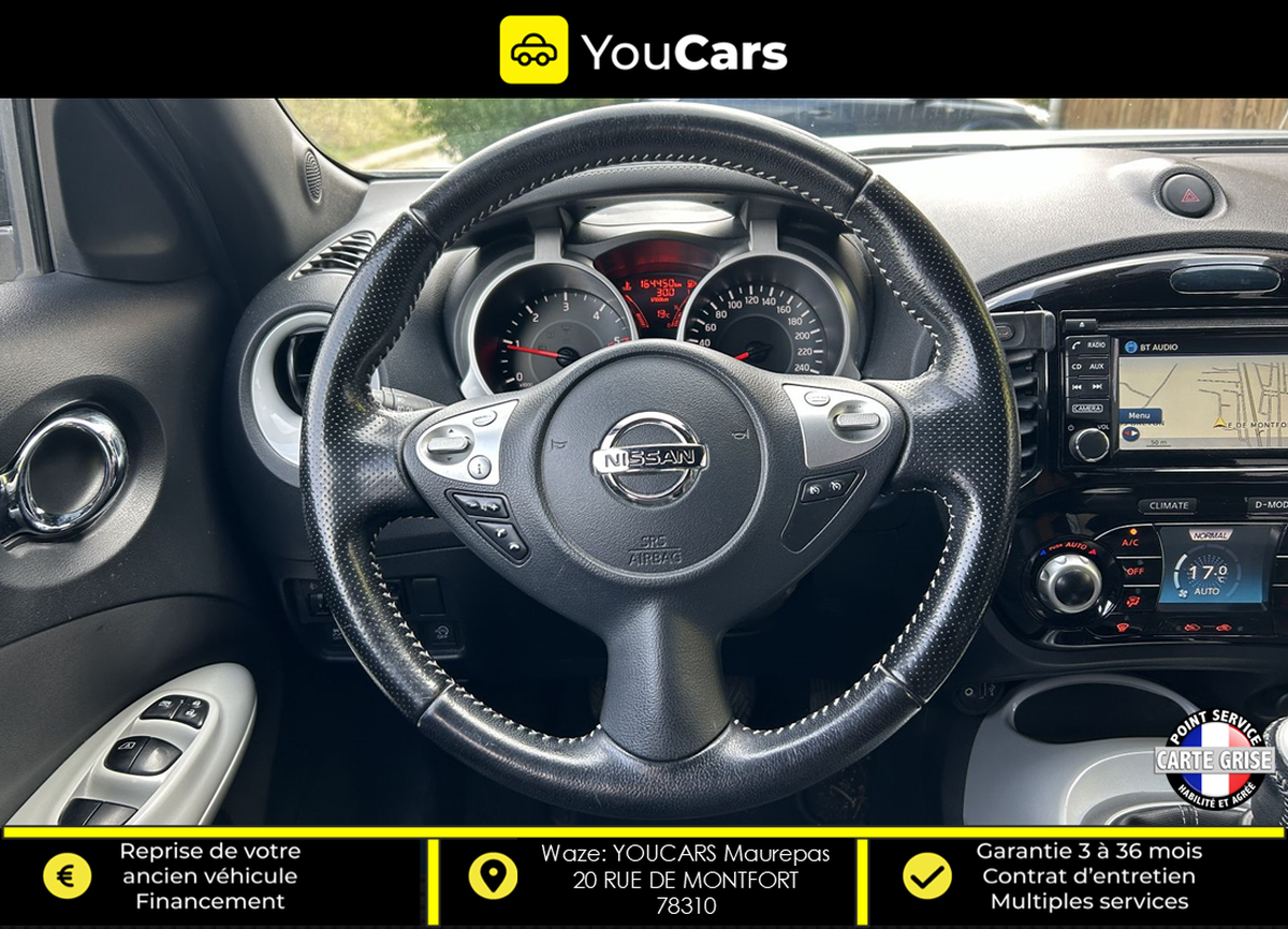 Nissan Juke CONNECTA UK Phase 3 1.5 dCi S&S 110 cv COURROIE DE DIST FAITE - CAMERA DE RECUL - GPS