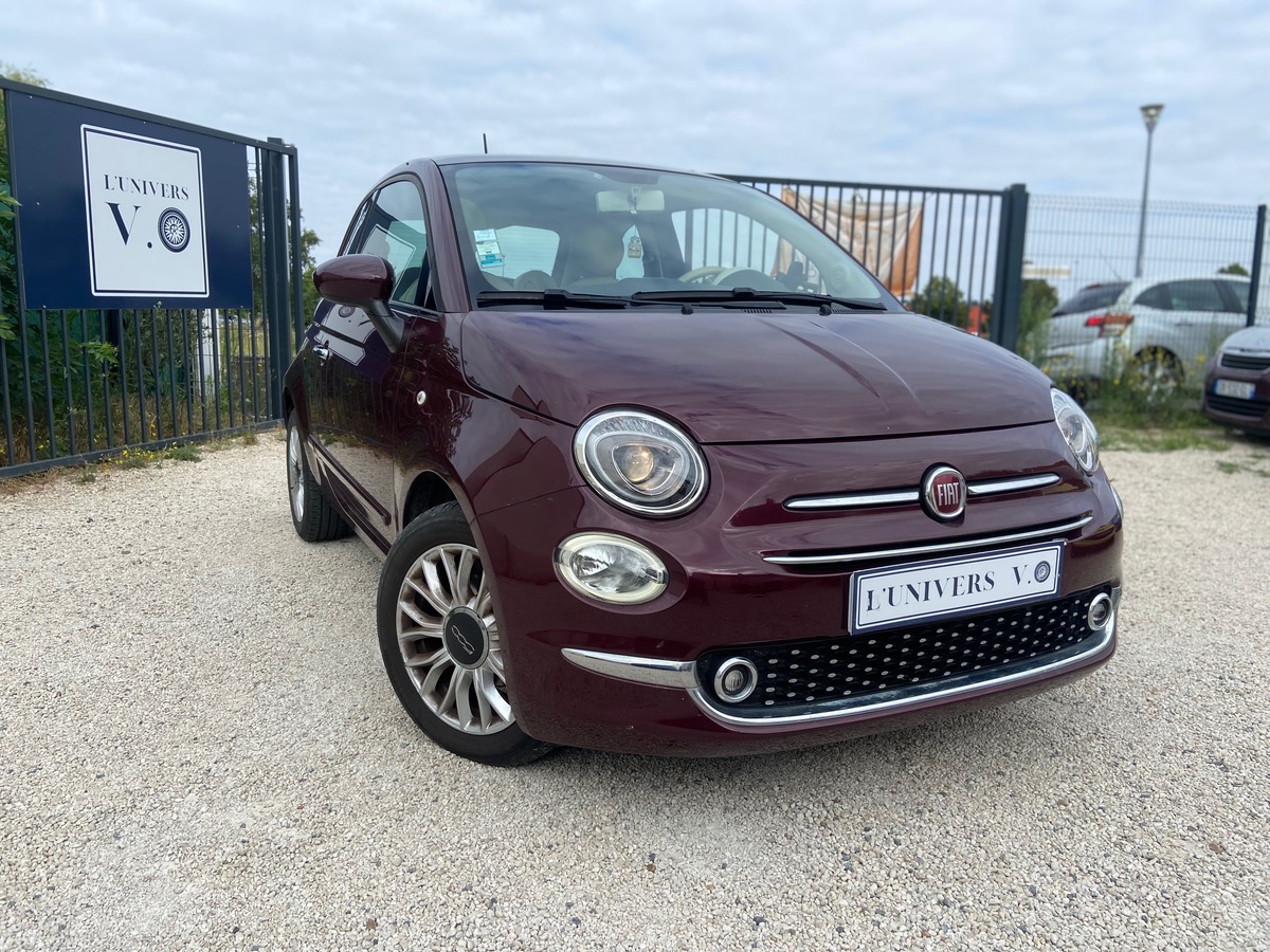 Fiat 500 toit panoramique 1.2 8v 69ch  Lounge