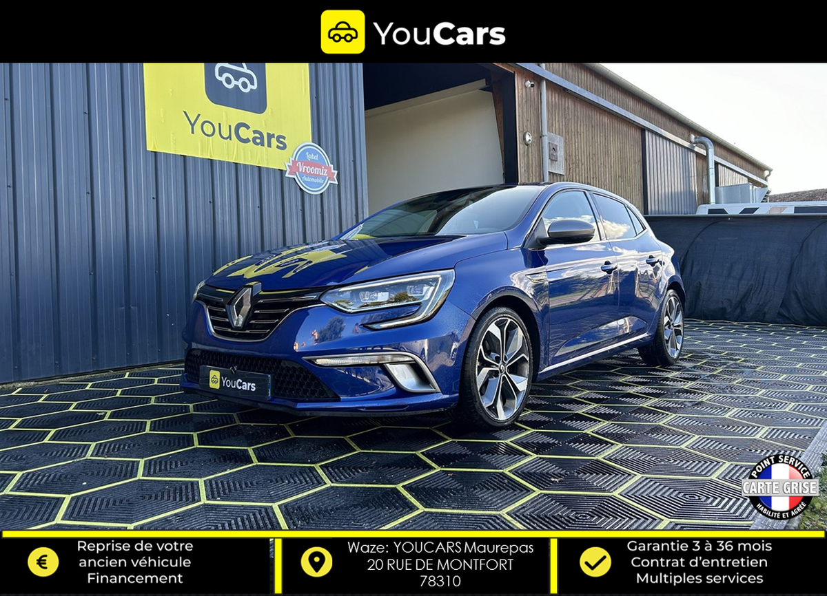 RENAULT Megane IV GT LINE Hatchback 1.2 TCe EDC7 130 cv  BOITE AUTO - AFFICHAGE TETE HAUTE