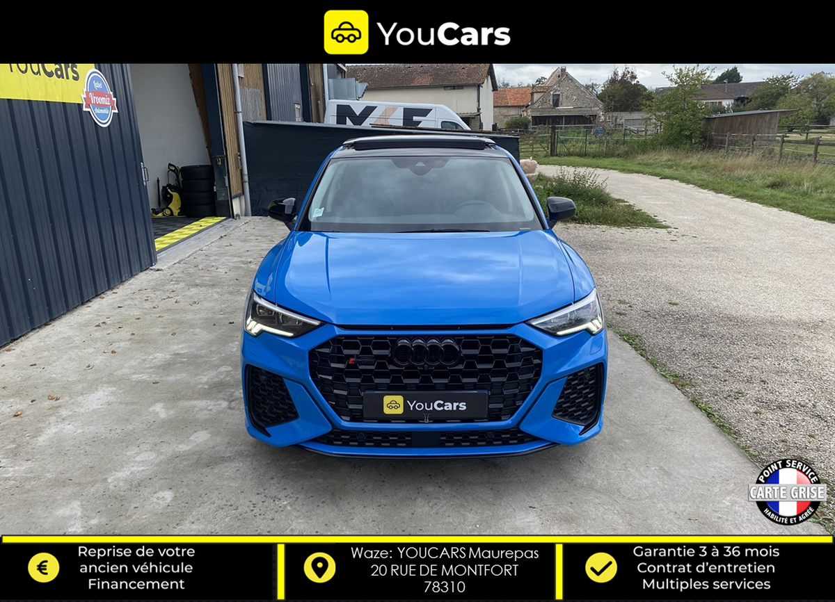 Audi RS Q3 RSQ3 2.5 TFSi  Quattro S tronic7 400 cv MALUS PAYE - RIEN A PREVOIR - ENTRETIEN COMPLET