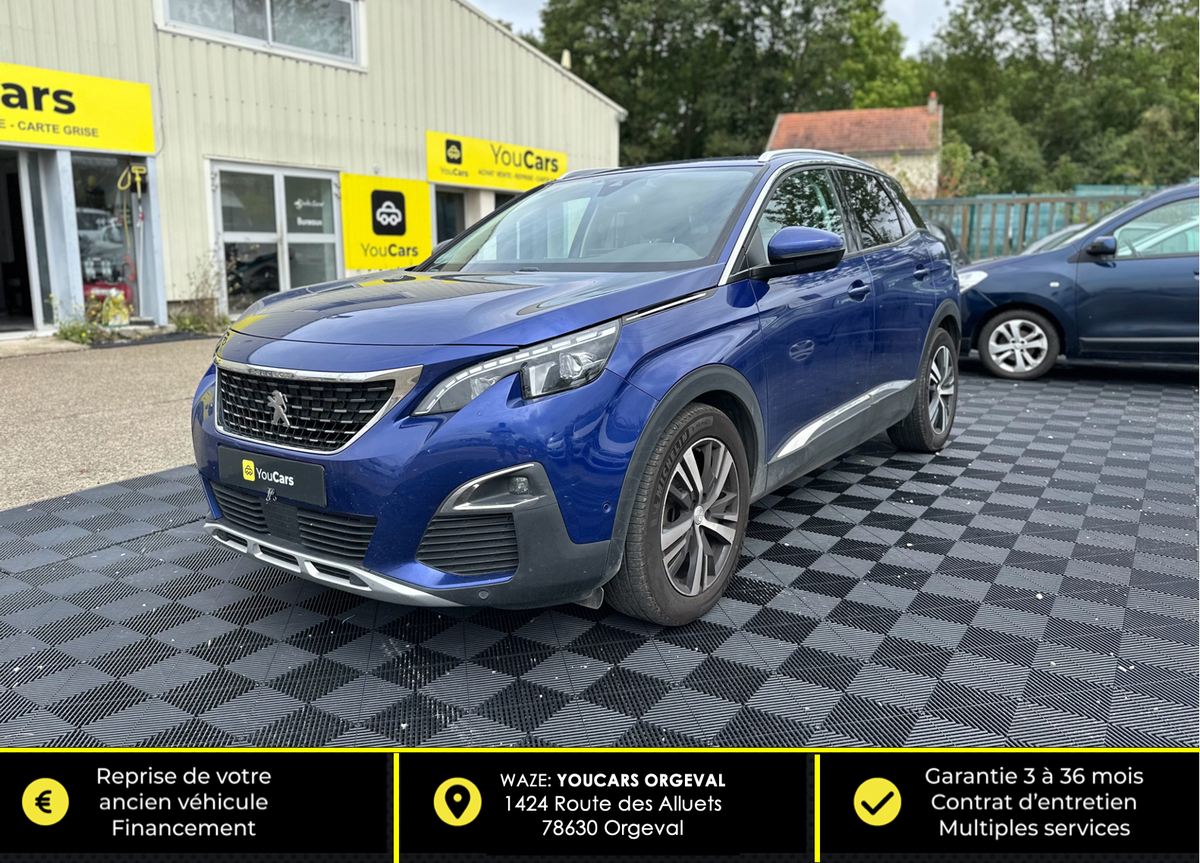 Peugeot 3008 ALLURE 2.0 BlueHDi 150 cv MOTEUR FIABLE - APPLE CARPLAY - CAMERA DE RECUL