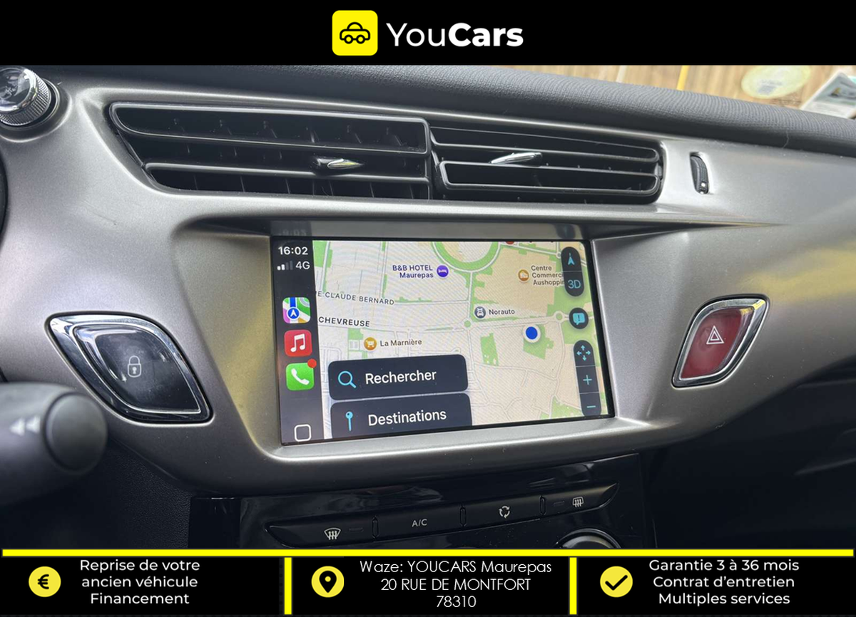 Citroën C3 1.6 BlueHDi 99 cv APPLE CARPLAY ENTRETIEN A JOUR