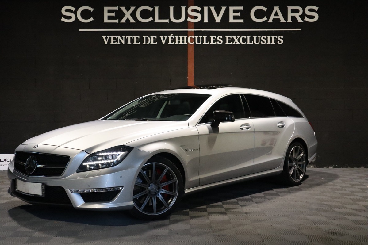 Mercedes-Benz CLS Shooting Brake 63 AMG S 5.5 V8 557 CV - Immatriculation Française - Full options