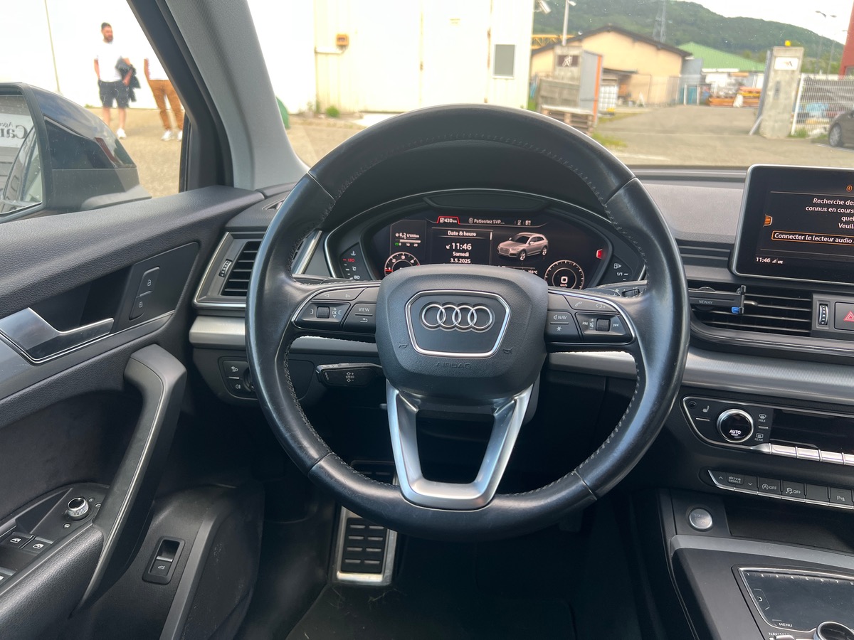 Audi AUDI Q5 2L TDI 190ch  S TRONIC QUATTRO DESIGN LUX,  SUIVI COMPLET, DIGITAL COCKPIT