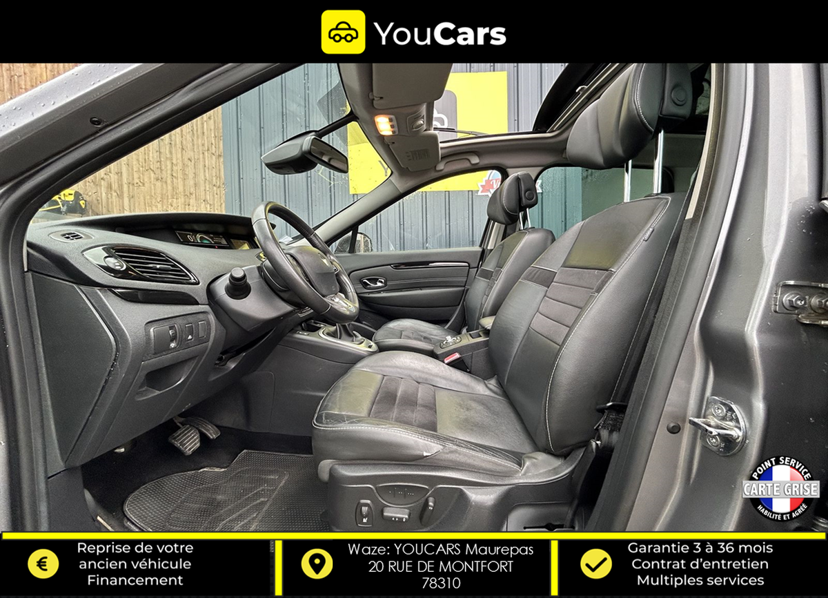 RENAULT Scenic INITIAL PARIS Phase 2 1.5 dCi EDC 6 110 cv ENTRETIEN RENAULT - TOIT OUVRANT - GPS