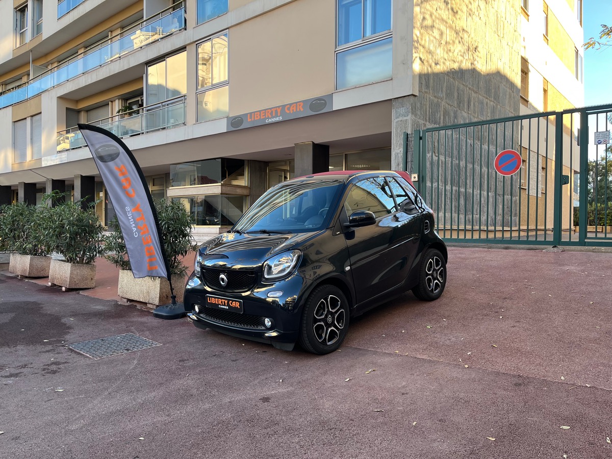 Smart FORTWO Cabriolet 90 CV Prime / Capote Rouge / GPS /KM REEL