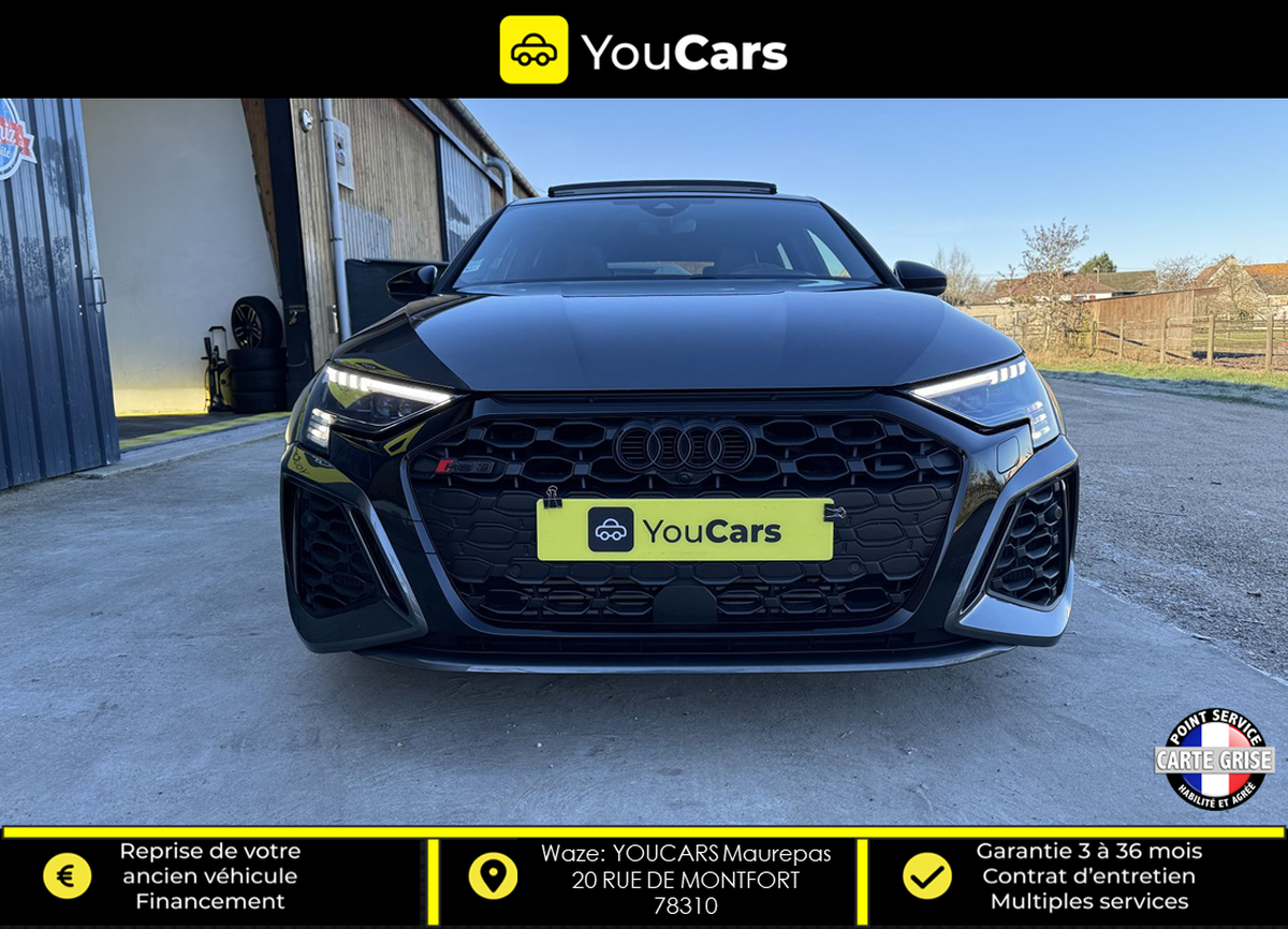 Audi RS3 Sportback IV 2.5 TFSI 400ch quattro S tronic 7 MALUS PAYE - RIEN A PREVOIR 