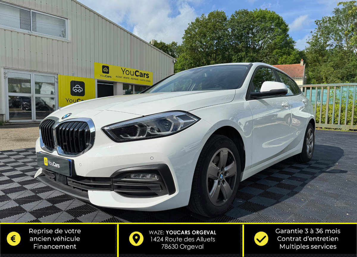 Bmw Série 1 (F40) 5 portes 116i 1.5 i 12V DCT7 109 cv Boîte auto - APPLE CARPLAY - PROCHE DU NEUF