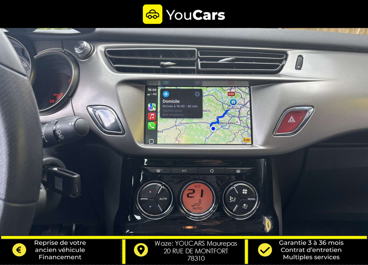 Citroën C3 1.6 BlueHDi 99 cv APPLE CARPLAY ENTRETIEN A JOUR